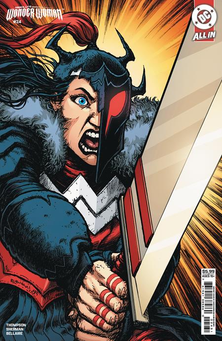 ABSOLUTE WONDER WOMAN #24 CVR C CHRIS BURNHAM CARD STOCK VARIANT