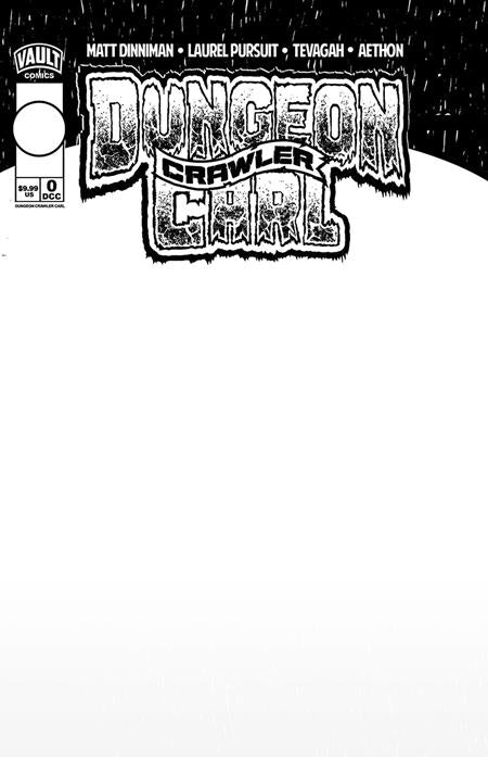 DUNGEON CRAWLER CARL SPECIAL EDITION #0 2ND PTG CVR D BLANK SKETCH VARIANT