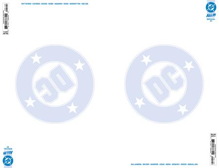 DC ALL IN SPECIAL #1 (ONE SHOT) Second Printing Cover B Blank Variant