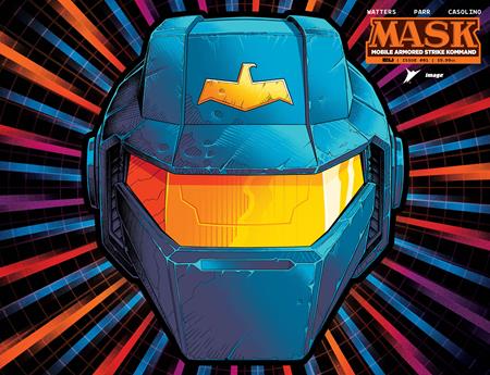 MASK #1 CVR Q PYE PARR & LUKE PREECE & ANDRES JUAREZ DIE CUT FOIL MASK