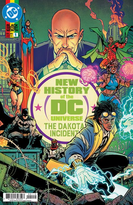 NEW HISTORY OF THE DC UNIVERSE THE DAKOTA INCIDENT #1 (ONE SHOT) Second Printing Coevr A Diego Olortegui