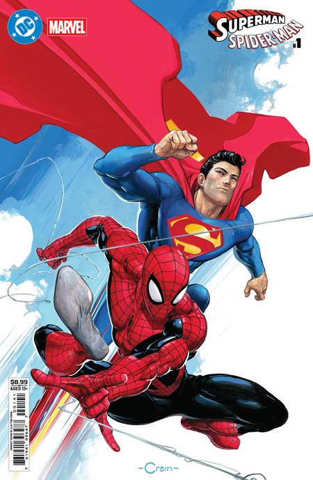 DC MARVEL SUPERMAN SPIDER-MAN #1 (ONE SHOT) COVER D CLAYTON CRAIN VARIANT