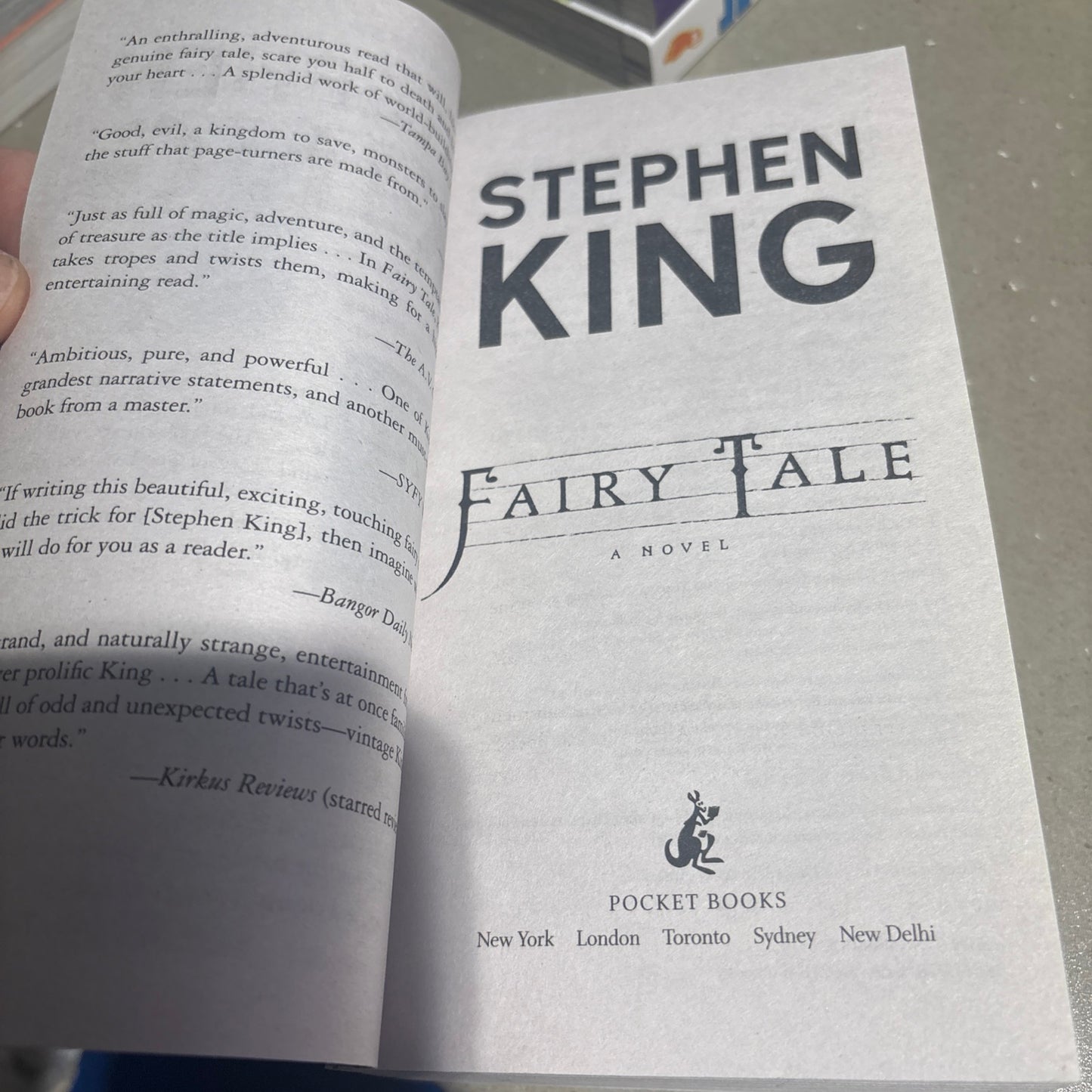 Fairy Tale -Stephen King (Mass Market Paperback)