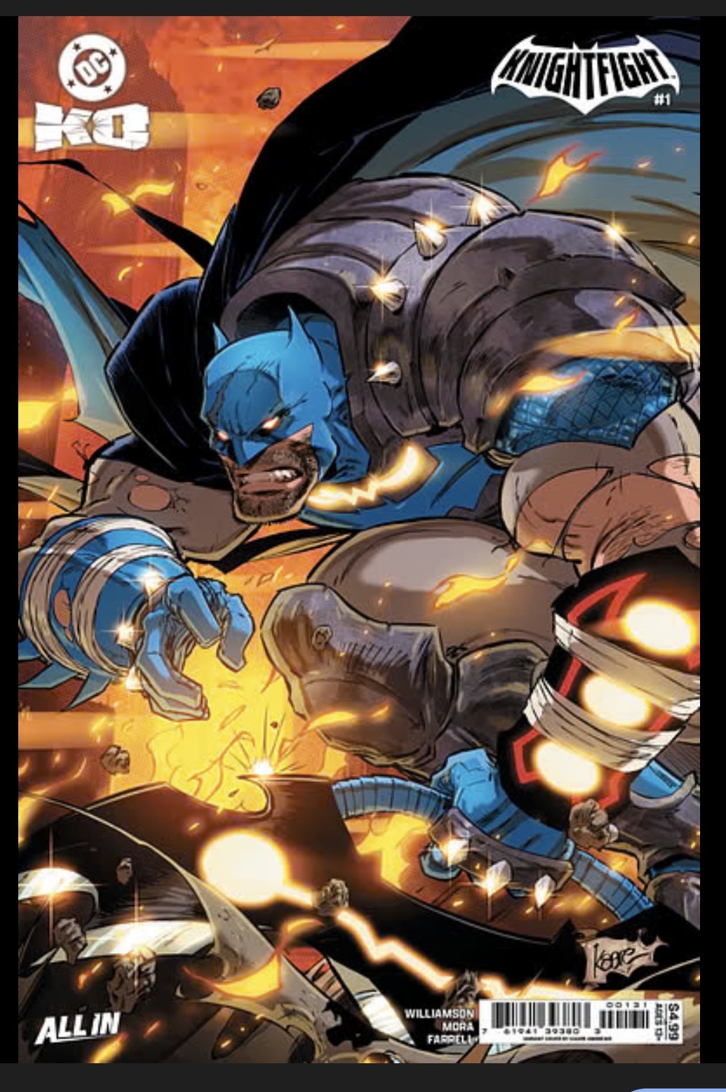 DC K.O. Knighfight #1 Kaare Andrews Variant