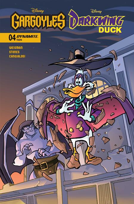 GARGOYLES DARKWING DUCK #4 COVER A TAD STONES