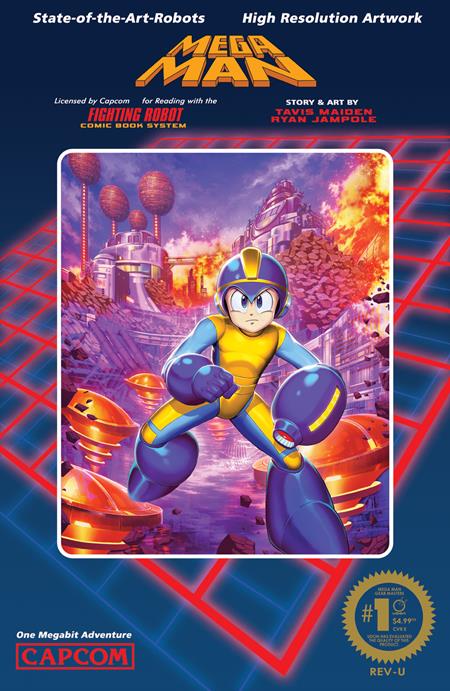 MEGA MAN GEAR MASTERS #1 (OF 5) CVR E INC 1:5 GENZOMAN VARIANT (PURCHASE OF A or B COVER REQUIRED)