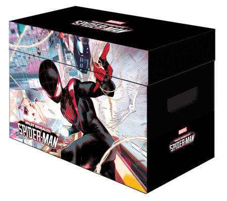 Marvel Spider-Man storage box with character artwork on a white background
