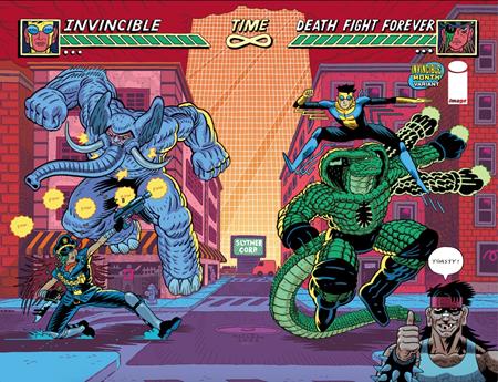 DEATH FIGHT FOREVER #2 (OF 5) COVER D ANDREW MACLEAN INVINCIBLE TEAM UP WRAPAROUND VARIANT