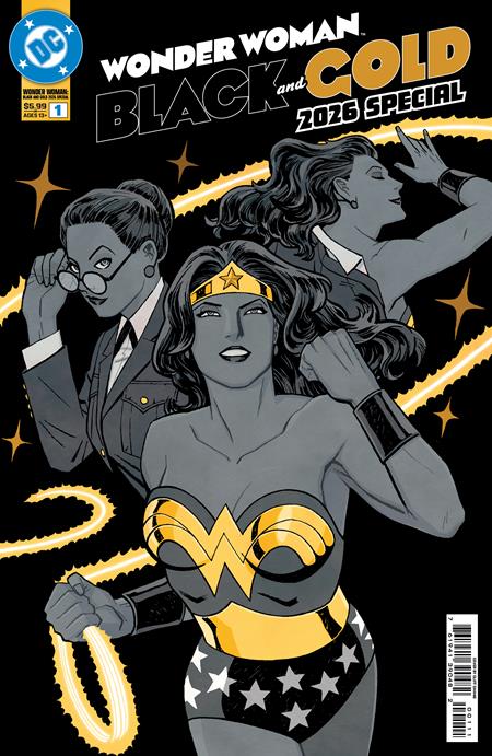 WONDER WOMAN BLACK & GOLD 2026 SPECIAL #1 (ONE SHOT) COVER A CLIFF CHIANG