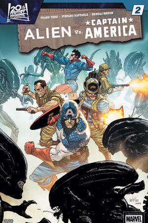 Alien Vs. Captain America (2025) #2 LEINIL YU (FIRST PRINT)