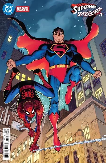 DC MARVEL SUPERMAN SPIDER-MAN #1 (ONE SHOT) COVER L ARTHUR ADAMS VARIANT