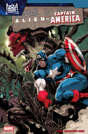 ALIEN VS. CAPTAIN AMERICA #4 KAARE ANDREWS VARIANT (FIRST PRINT)