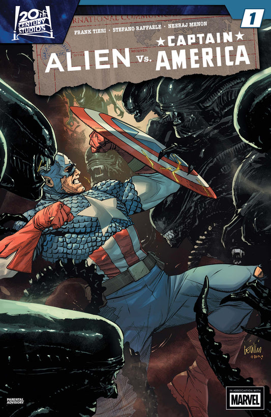 ALIEN VS. CAPTAIN AMERICA #1 INHYUK LEE VARIANT