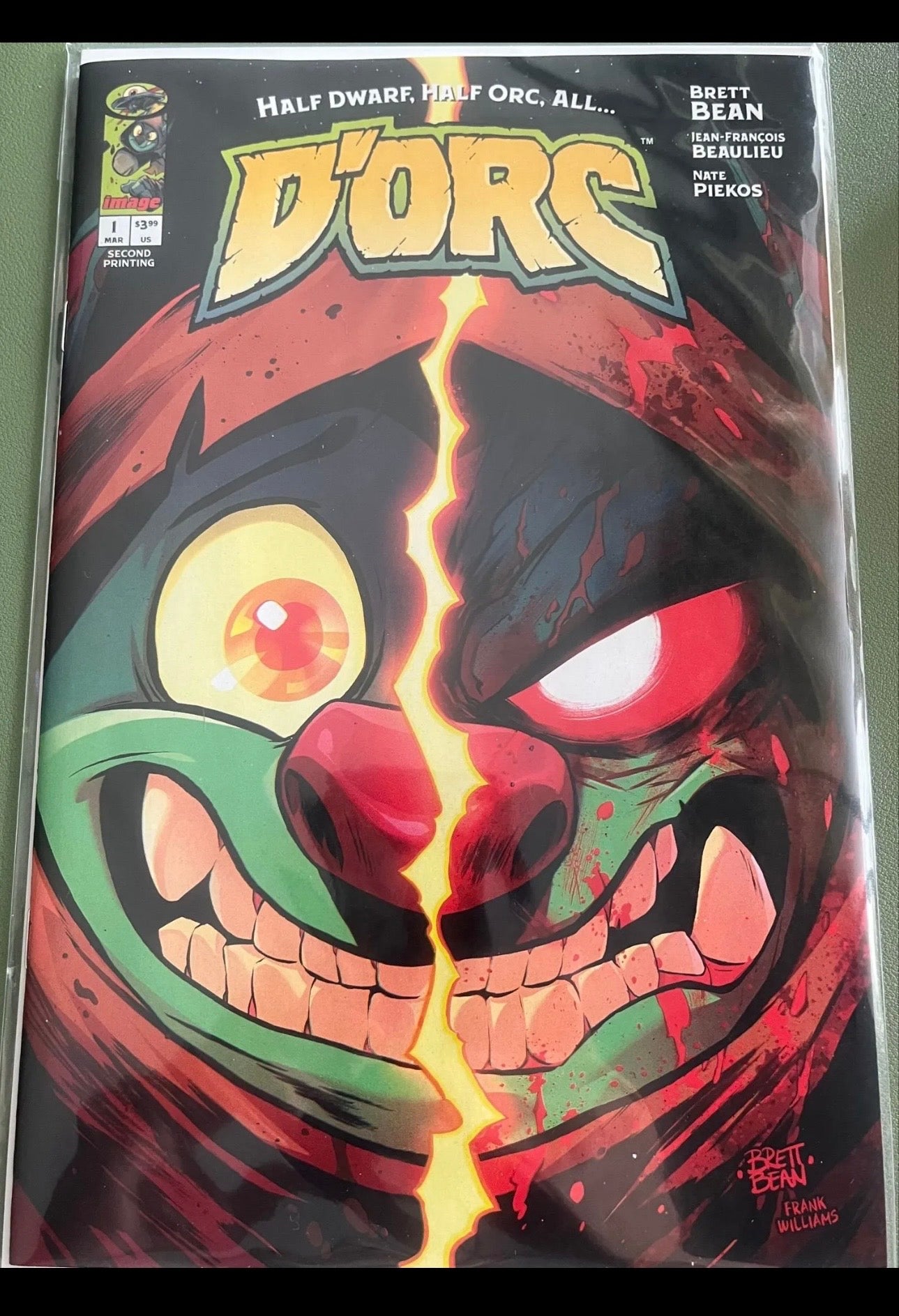 DORC #1 BRETT BEAN SECOND PRINTING