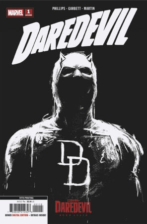 DAREDEVIL #1, #2, & #3 BLACK AND WHITE MARVEL TELEVISION BUNDLE