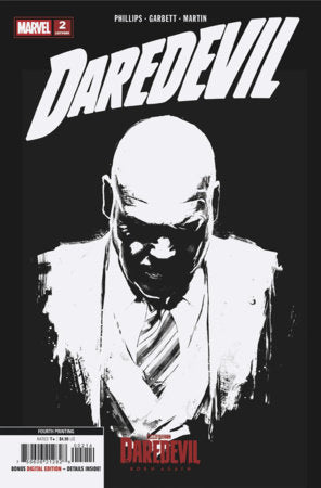 DAREDEVIL #1, #2, & #3 BLACK AND WHITE MARVEL TELEVISION BUNDLE