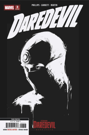 DAREDEVIL #1, #2, & #3 BLACK AND WHITE MARVEL TELEVISION BUNDLE