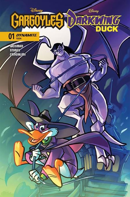 GARGOYLES DARKWING DUCK #1 COVER A TAD STONES