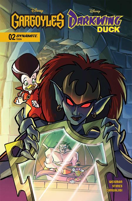 GARGOYLES DARKWING DUCK #2 COVER A TAD STONES