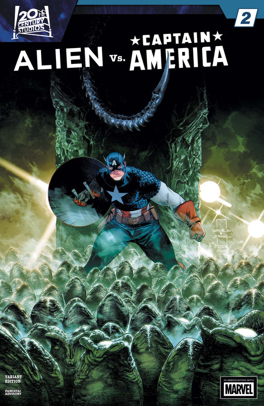 Alien Vs. Captain America #2 Frank Alpizar Variant