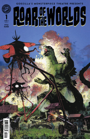 Godzilla's Monsterpiece Theatre Presents: Roar of the Worlds Kyle Baker Variant
